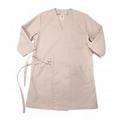 Wraparound Scrub Jacket with 3/4 Sleeve - Tan